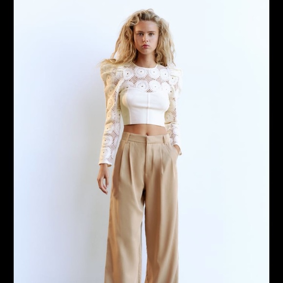 Zara Tops Zara Nwt Combination Knit Top Poshmark